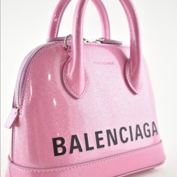 Authentic Balenciaga mini pink patent leather handbag - Picture 3 of 16